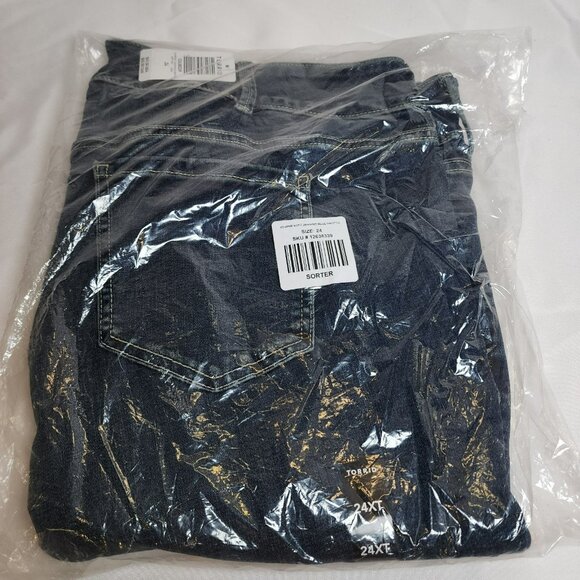 Torrid Super Soft Jegging 24XT | Blue Grotto | High-Rise Skinny Denim‎ - Picture 4 of 7